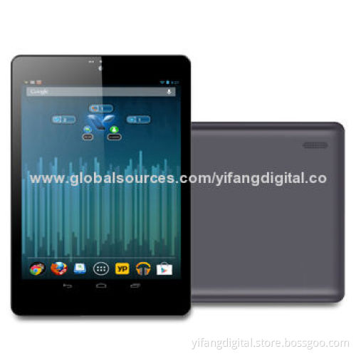 7.85" Quad Core Tablet PC with 3G Phone Calling Function, MT8382 Quad Core Cortex A7 1.3GHz and BT